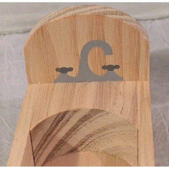 Le Toy Van Wooden Dollhouse Bathroom Toilet Tub Sink Mirror Rug Mini Set Of 4 - Picture 7 of 12